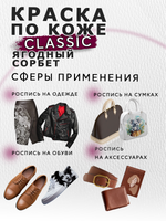 Акриловая краска по коже «Ягодный сорбет»