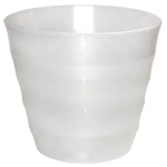 Горшок пластиковый с вкладкой Лаура 2,3л, d.17 h.15, прозрачно-прозрачный