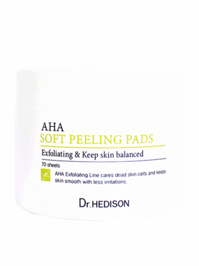 Салфетки для лица Dr. Hedison AHA Soft Peeling pad