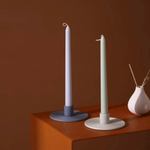 Пара Столовые свечи MiX Candle, Матча цвет