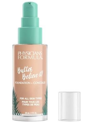 PHYSICIANS FORMULA Тональный крем-корректор Butter Believe It! Foundation Concealer, тон: светлый, 30 мл