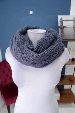 Шарф-снуд шерстяной