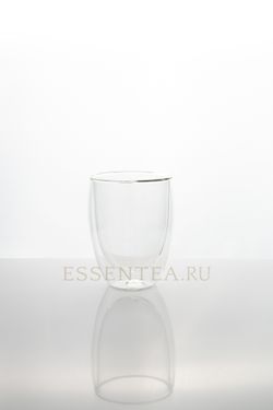 Чашка стеклянная из двойного стекла 350мл