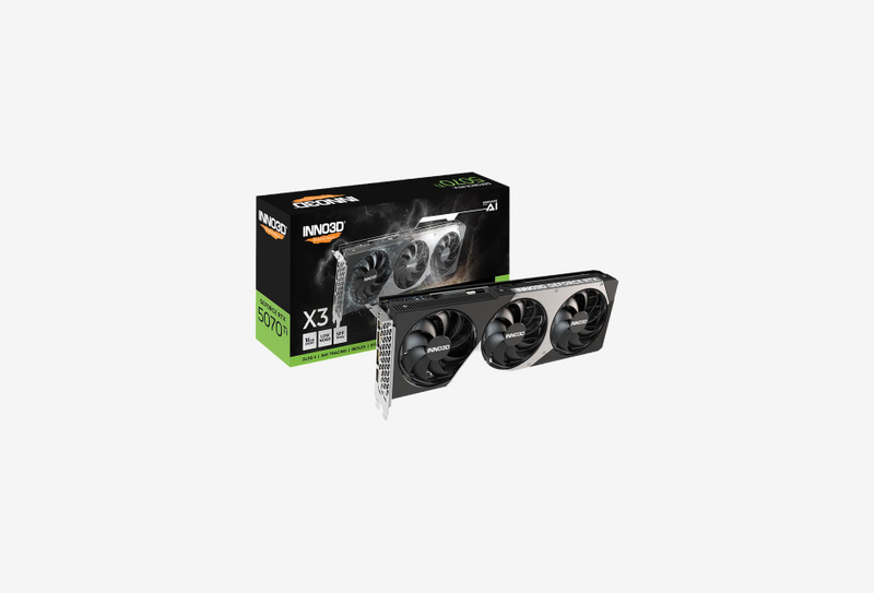 Видеокарта NVIDIA GeForce RTX 5070 Ti INNO3D X3 16Gb (N507T3-16D7-176068N)