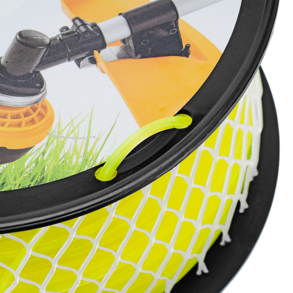 Леска для триммера звезда, 3,0мм х 166м, на DIN катушке FLEX CORD Denzel