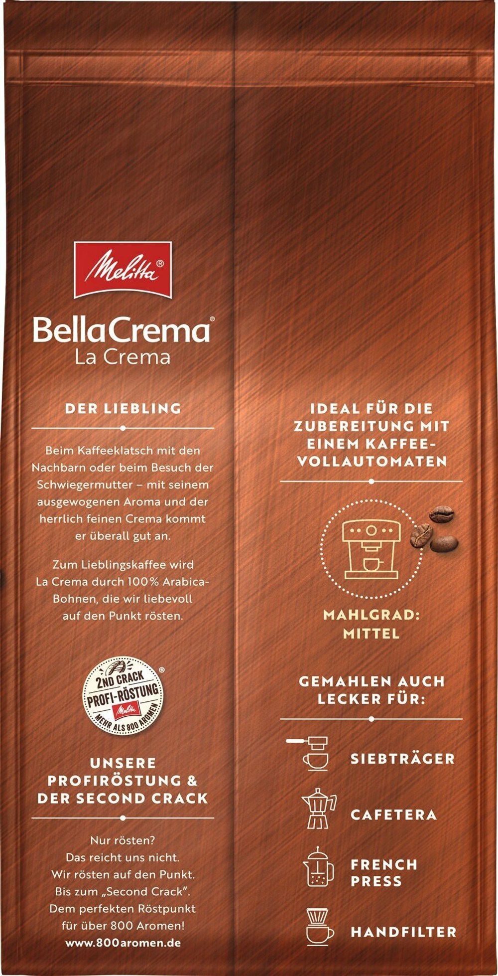 продажа Кофе в зернах Melitta BC La Crema, 1 кг
