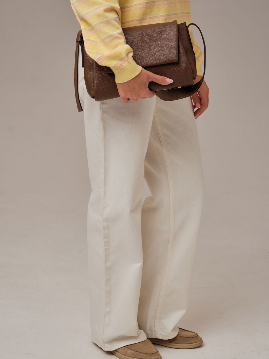 Кожаная сумка Nova DBR 31391 коричневый какао