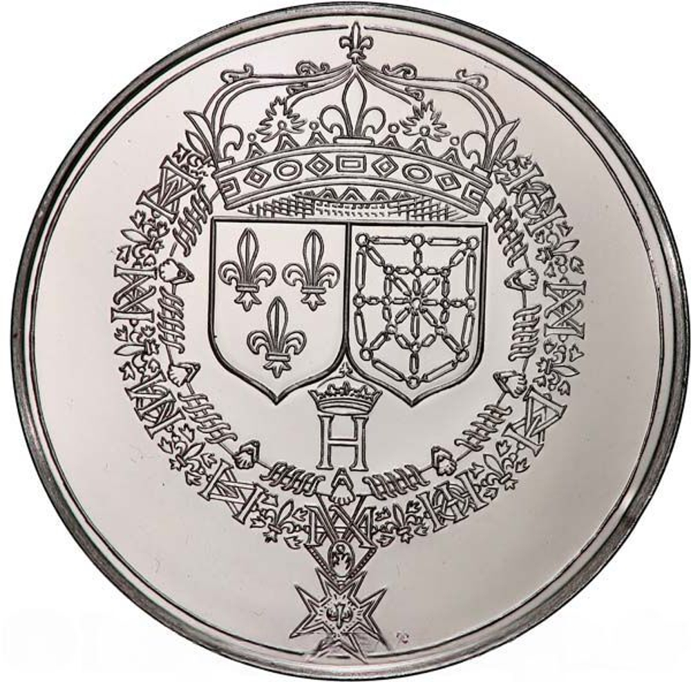 France, Henri IV Commemorative Medal – Undated Silver