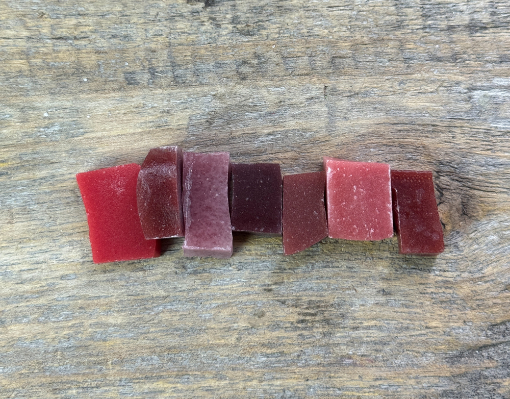 V1.K.burgundy смальта разноформатная колотая бордовых оттенков