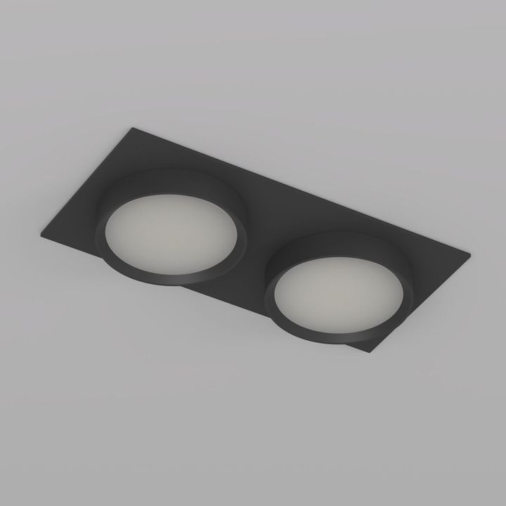 Встраиваемый светильник DENKIRS FLAT DK2092-BK