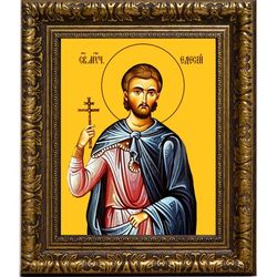 Едесий Патарский, Александрийский мученик. Икона на холсте.