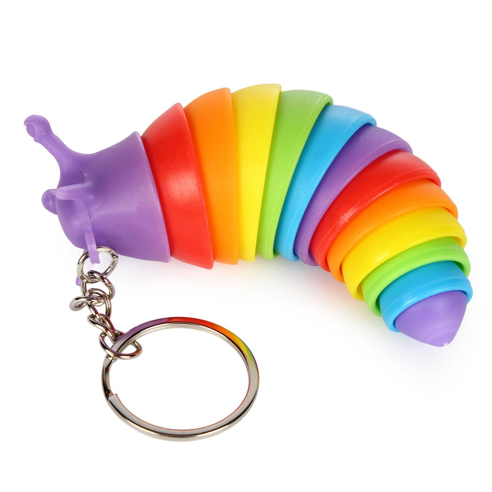 Брелок улитка 9,5 см, 2 цвета, с-40866