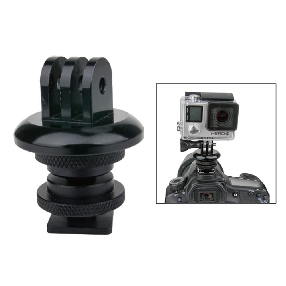 KUPO KS-134 GoPro Mount w/cold Shoe adapter. Площадка c адаптером "холодный башмак"