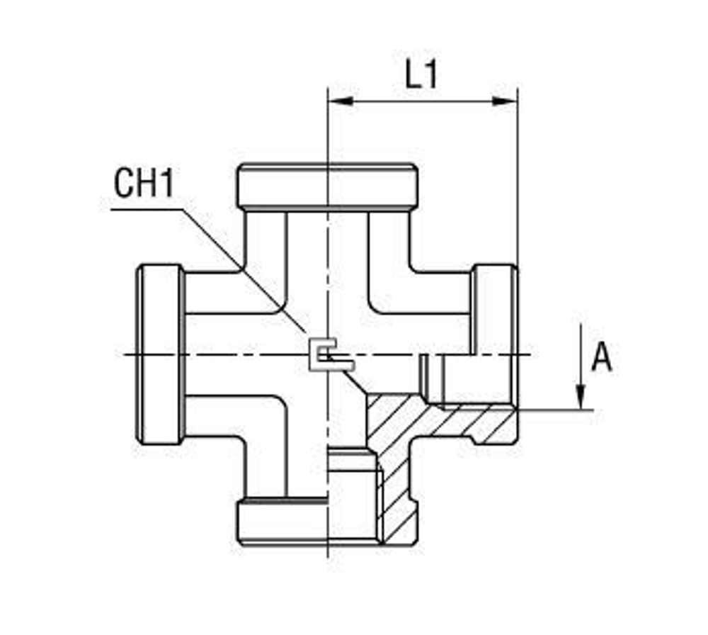 Соединение PSX BSP 1/4