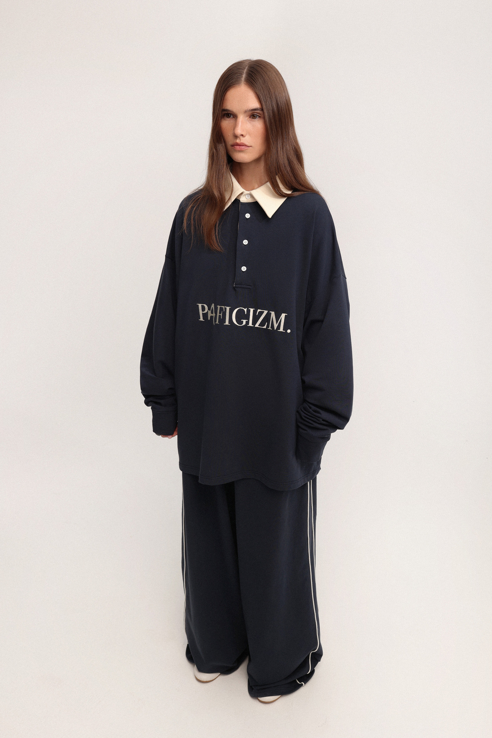 Джемпер поло с вышивкой