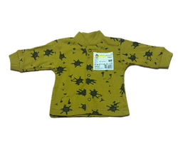 Кофта на кнопках из хлопка с длинным рукавом на рост 56 см