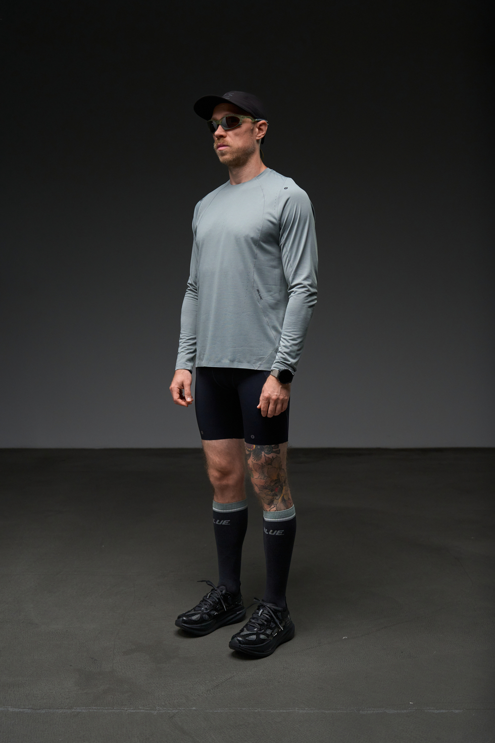 Гетры Blue Monte Frog Breath Off-Road Wool Socks "Dark-Blue Distant Mountains"