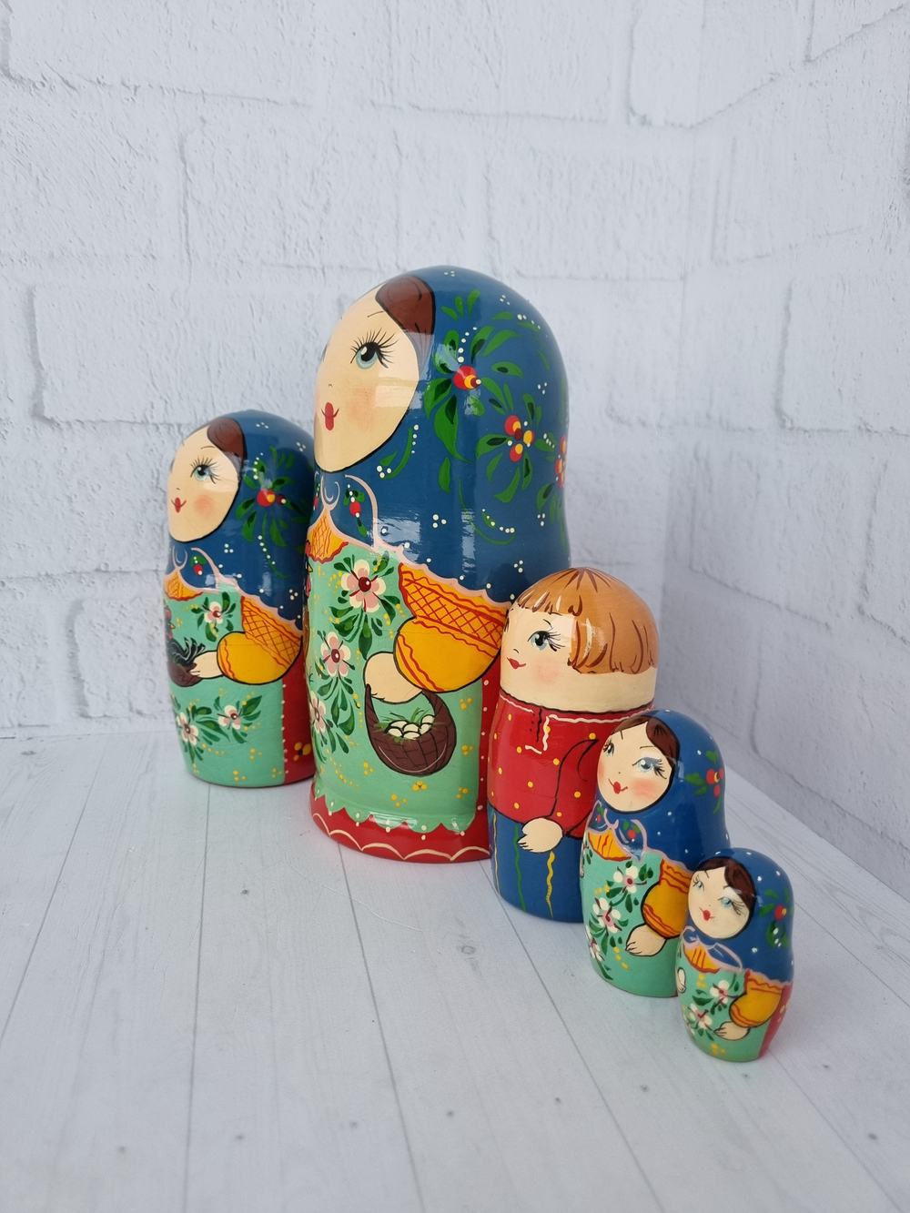 Матрешка "с курочкой" традиция 5мест