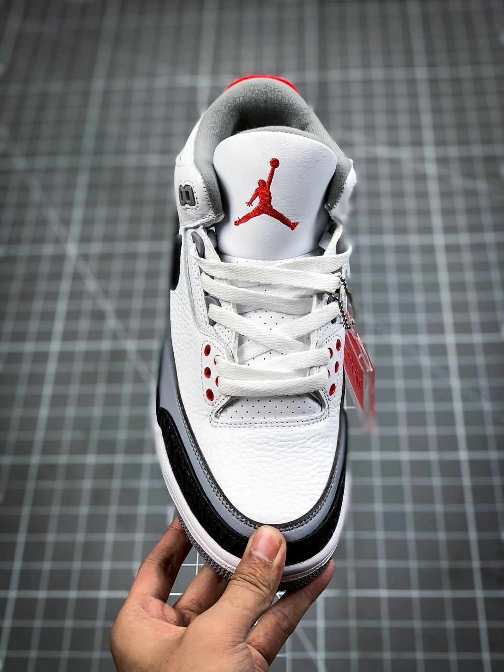 AIR JORDAN 3 RETRO NRG TINKER WHITE/FIRE RED-CEMENT GREY-BLACK