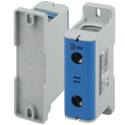 Клемма силовая вводная КСВ ЭРА NO-224-135 KE64.2 35-240 мм2 синяя N