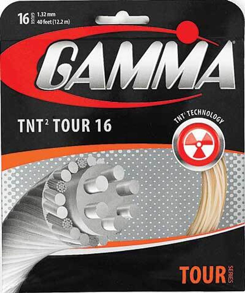 Теннисные струны Gamma TNT2 Tour 16 (12,2 m)