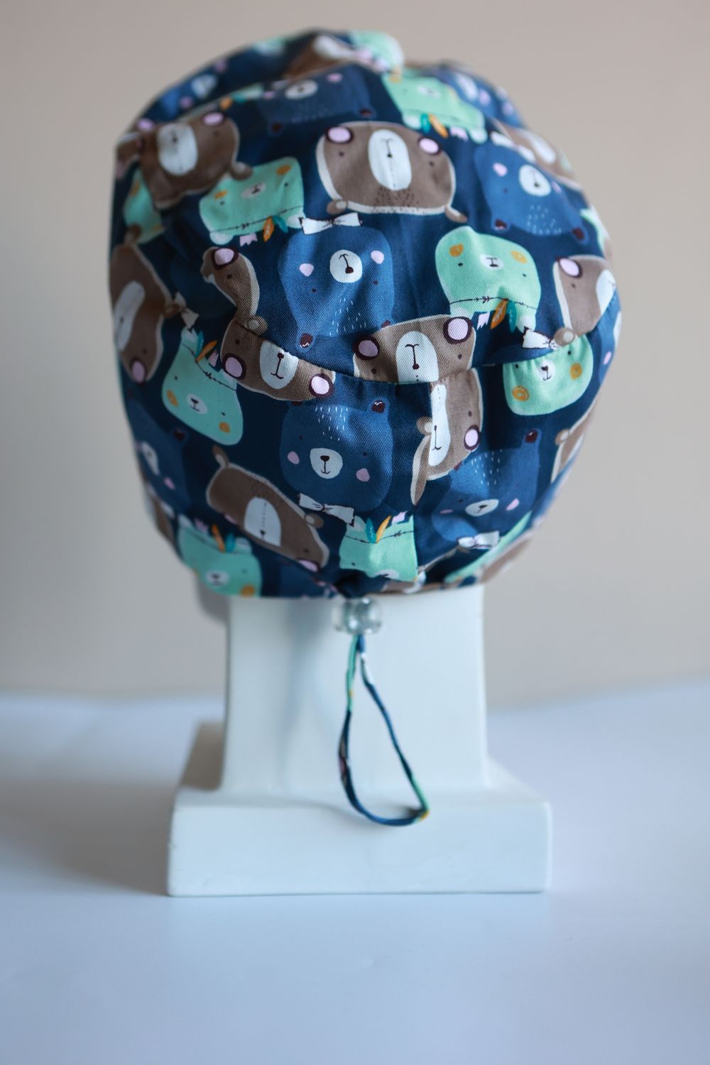 Медицинский колпак (Принт «Медвежата синие»)