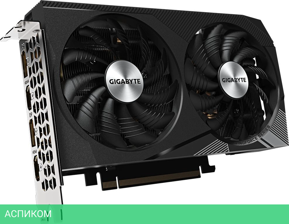 Видеокарта GigaByte NVIDIA GeForce RTX 3060 12Gb GDDR6 rev. 1.0 (GV-N3060WF2-12GD)