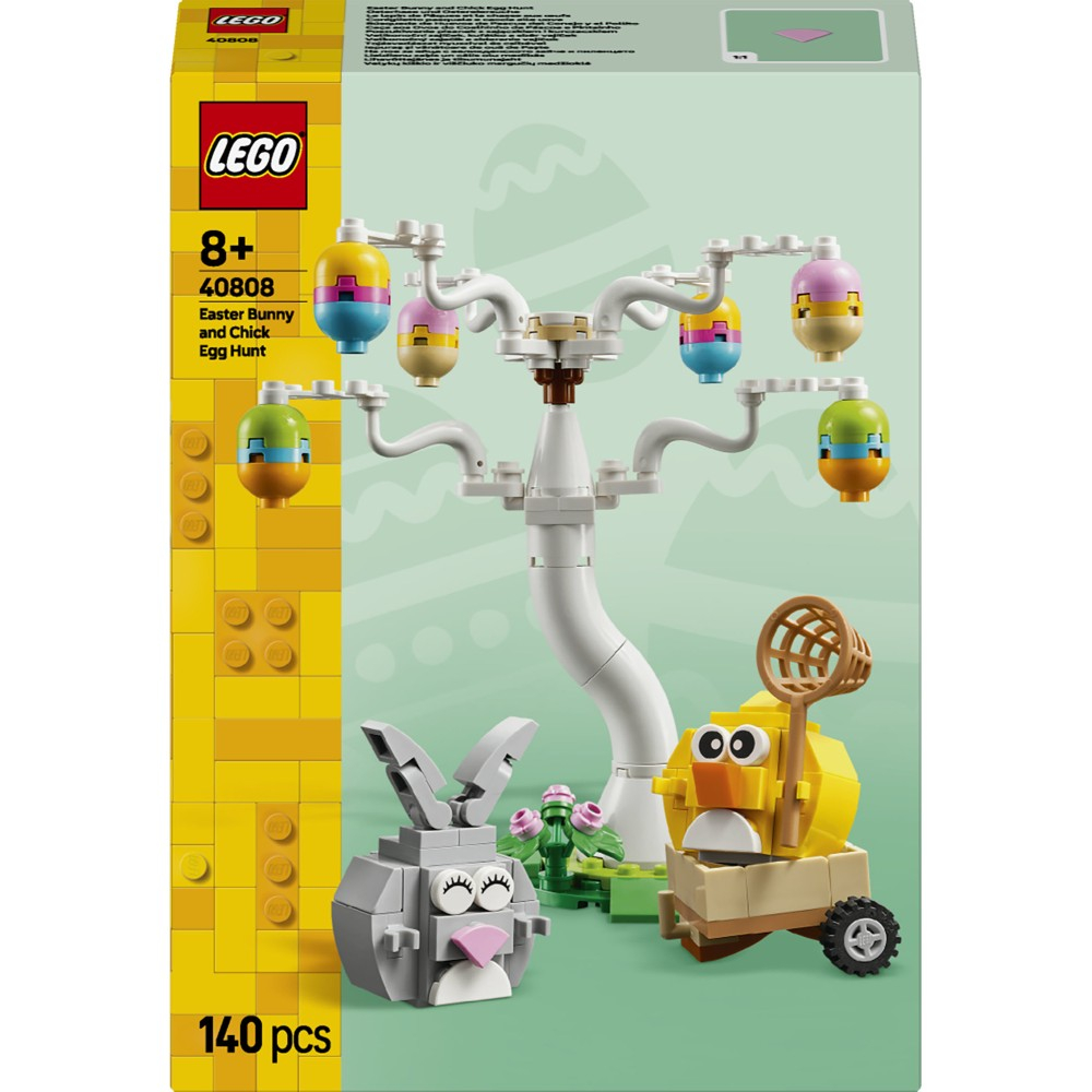 LEGO Iconic - Поиск яиц с зайцем и цыпленком 40808