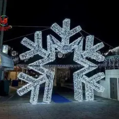Световая арка Снежинка