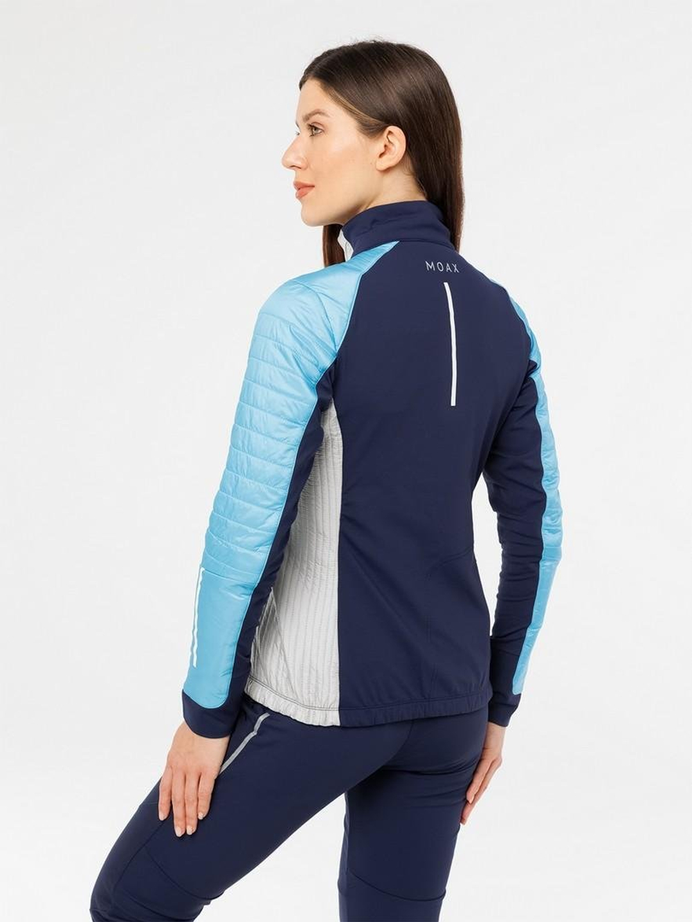 Куртка MOAX Tauri PRO Hybrid женская, голубая