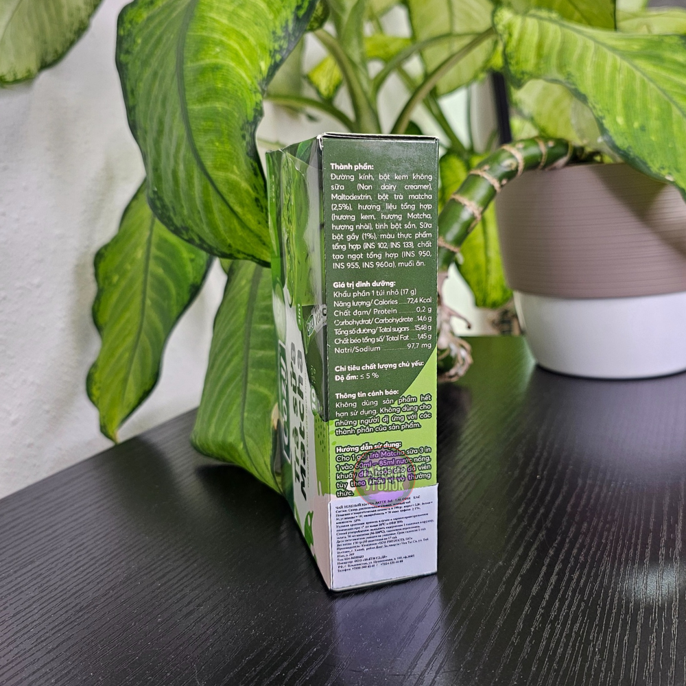 Чай Матча Латте COZY растворимый с жасмином 10 стиков по 17 гр