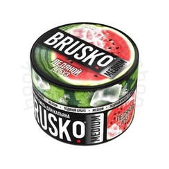 Бестабачная смесь для кальяна BRUSKO, 50 г, Ледяной Арбуз, Medium (M)