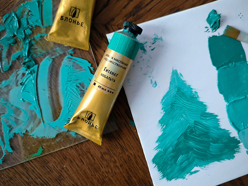 Изумрудный цвет в живописи