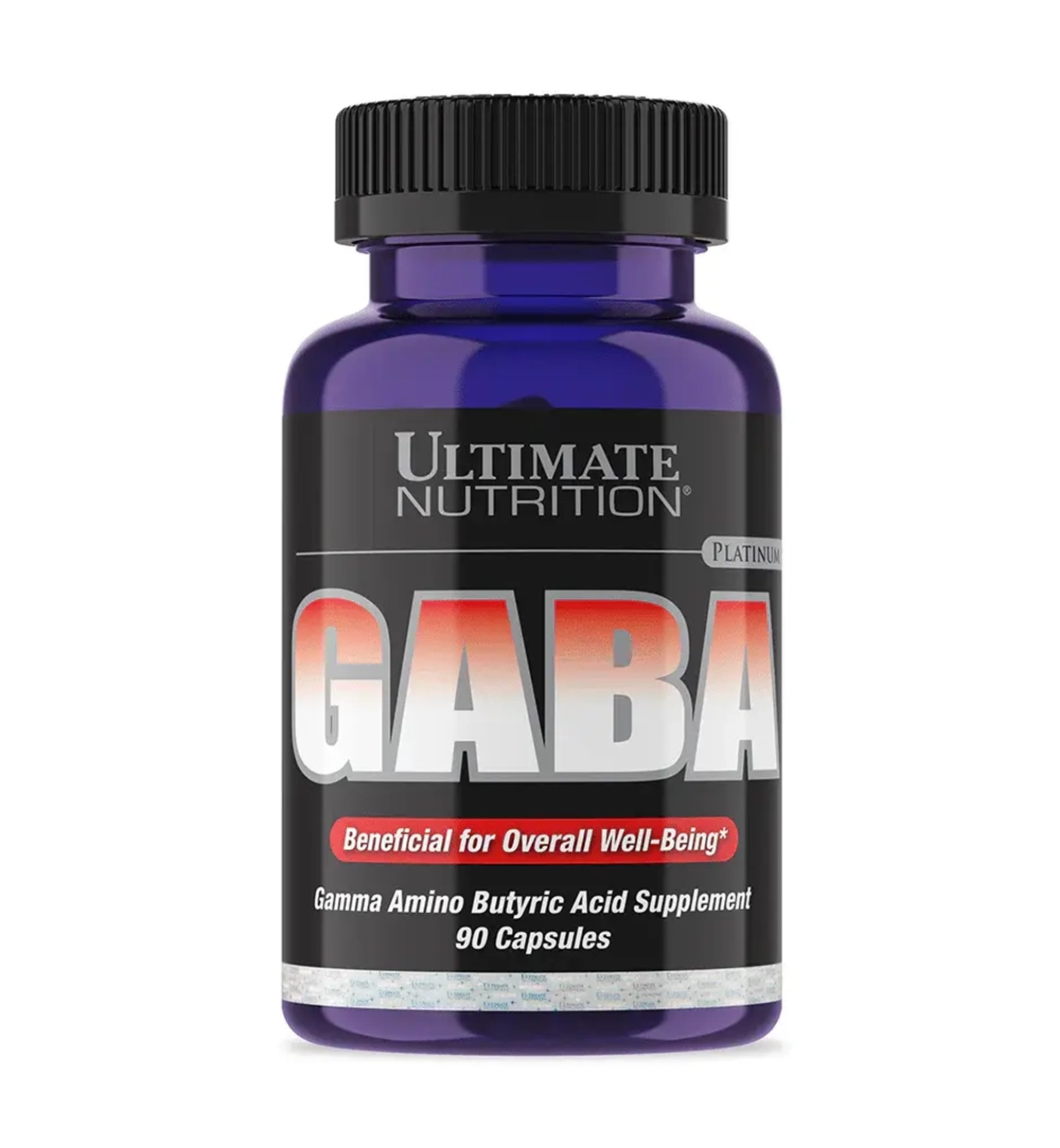 Ultimate Nutrition GABA 90 Capsules , ГАБА Гамма аминомасляная кислота