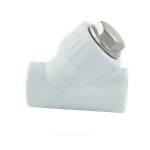 Фильтр PP-R сетчатый белый Дн 40х45гр внутренняя пайка VALFEX 10141040