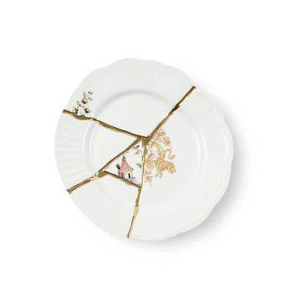 Тарелка десертная Seletti Kintsugi №3 (21 см)