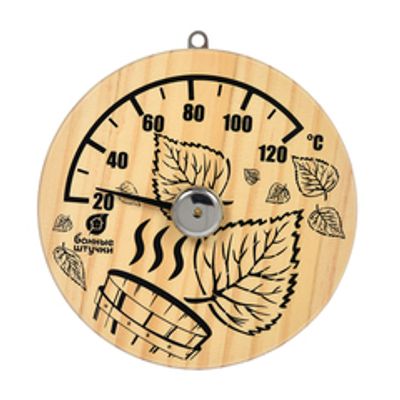 Термометр «Листья»  14х14 см