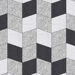 Тротуарная плитка РОМБ - Стоунмикс Черный