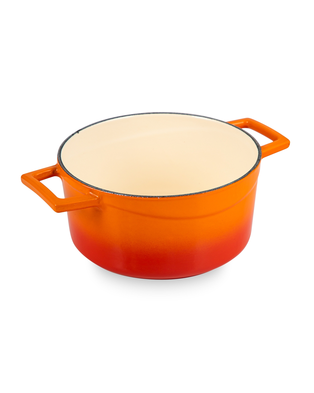 Кастрюля с крышкой 2.8л LAVA оранжевая
