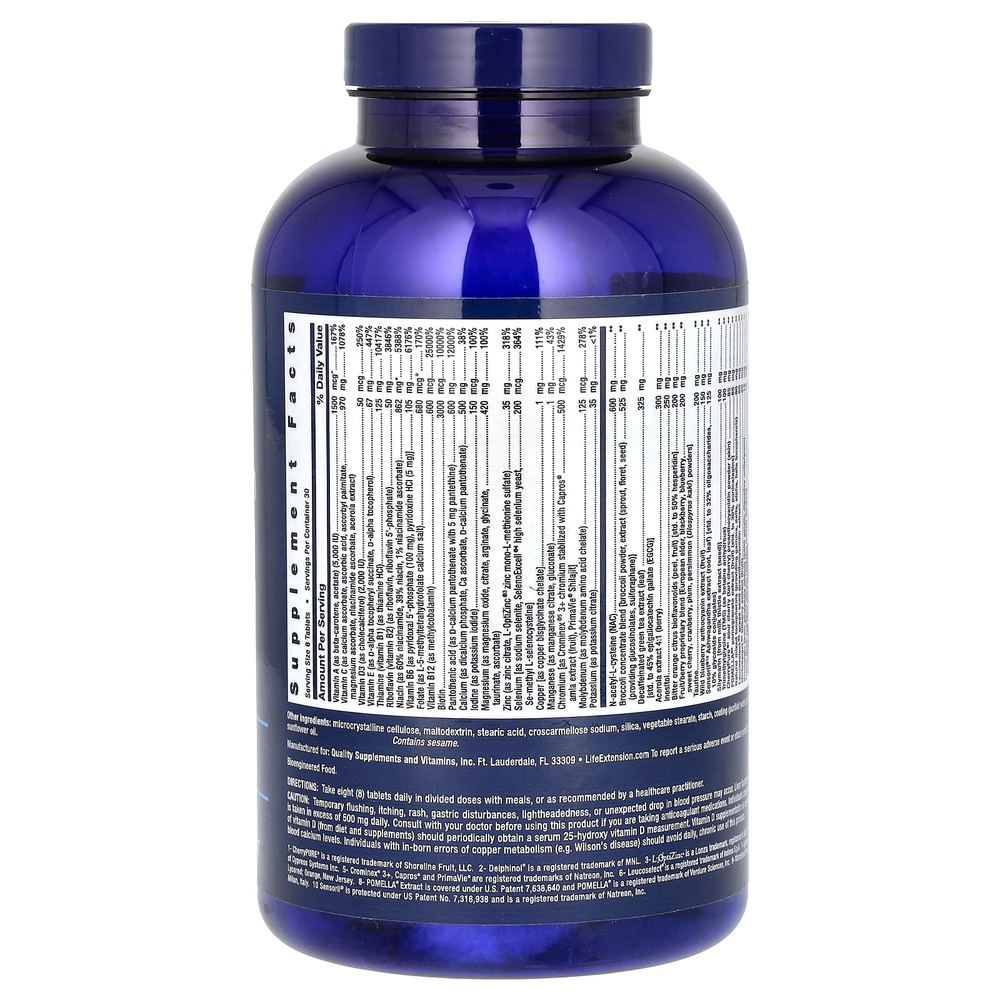 Life Extension, Таблетки Life Extension Mix с дополнительным ниацином, 240 таблеток