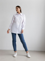 Рубашка oversize белая
