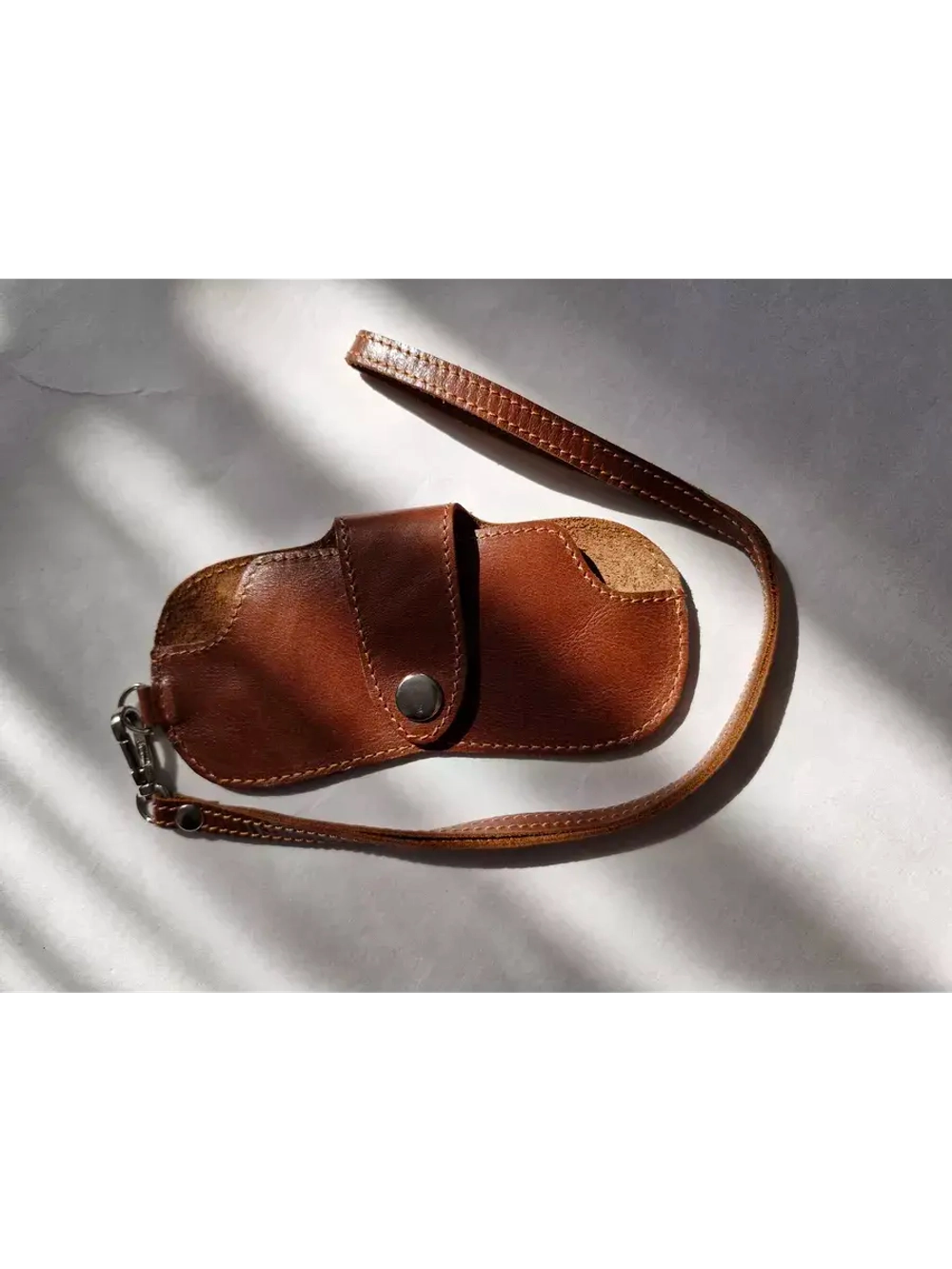 Футляр для очков сумка из натуральной кожи чехол