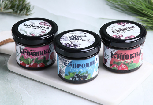 Набор ТАЕЖНАЯ БРУСНИКА / 100 г / 6 шт / Солнечная Сибирь