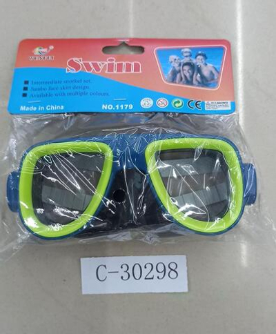Маска для плавания, 4 цвета микс, с-30298