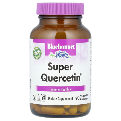 Bluebonnet Nutrition, Super Quercetin, 90 растительных капсул