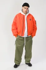 Бомбер CODERED Зимний Bomber Wide Оранжевая