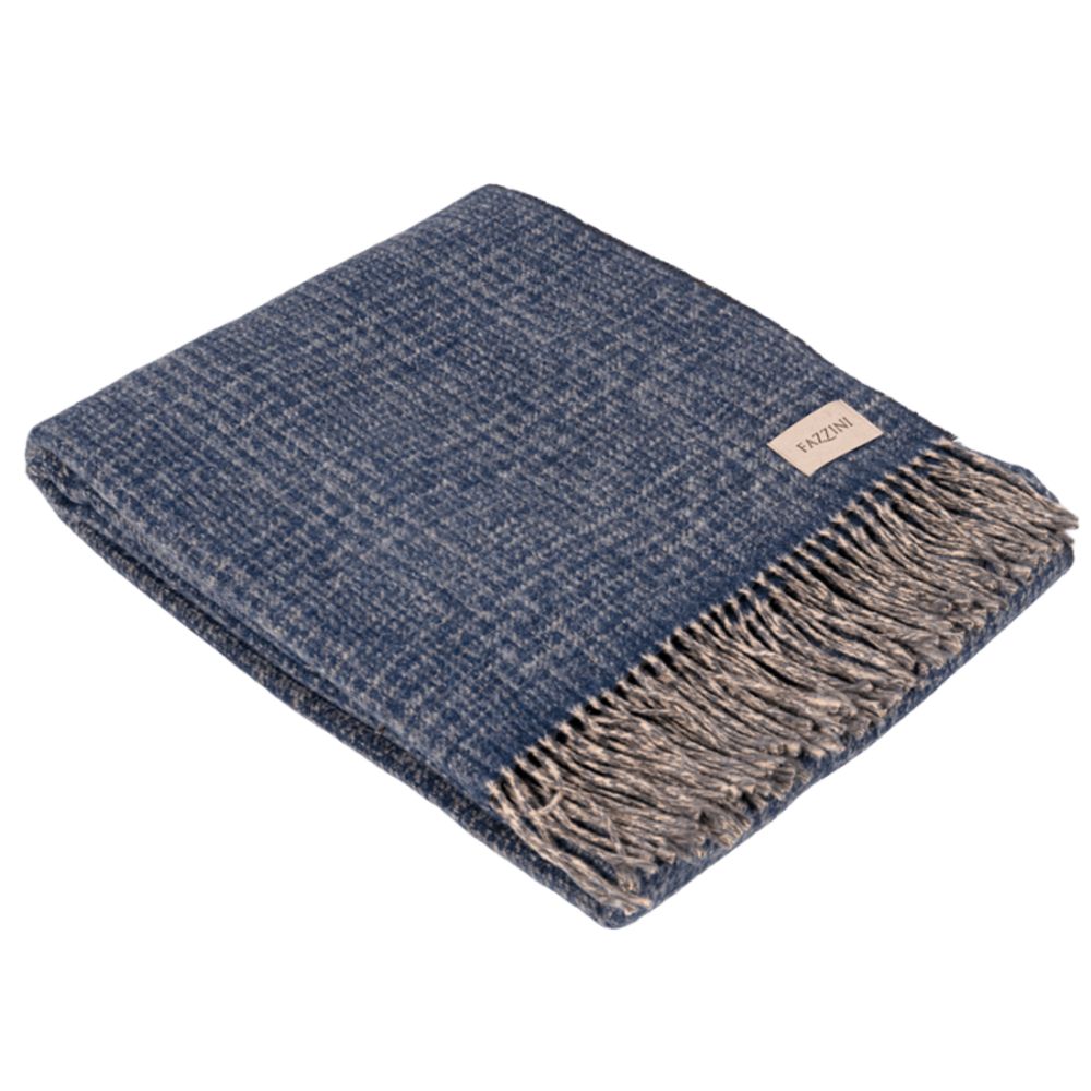 Плед Fazzini Galles (130 x 170 см) Blu/Grigio/Marrone