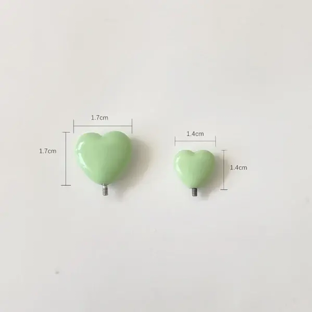 заглушки сердечки для лесокs lotus yarns, маленькие