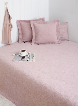 Покрывало 240х260 Luxberry Каменный цветок ягодный сорбет Португалия