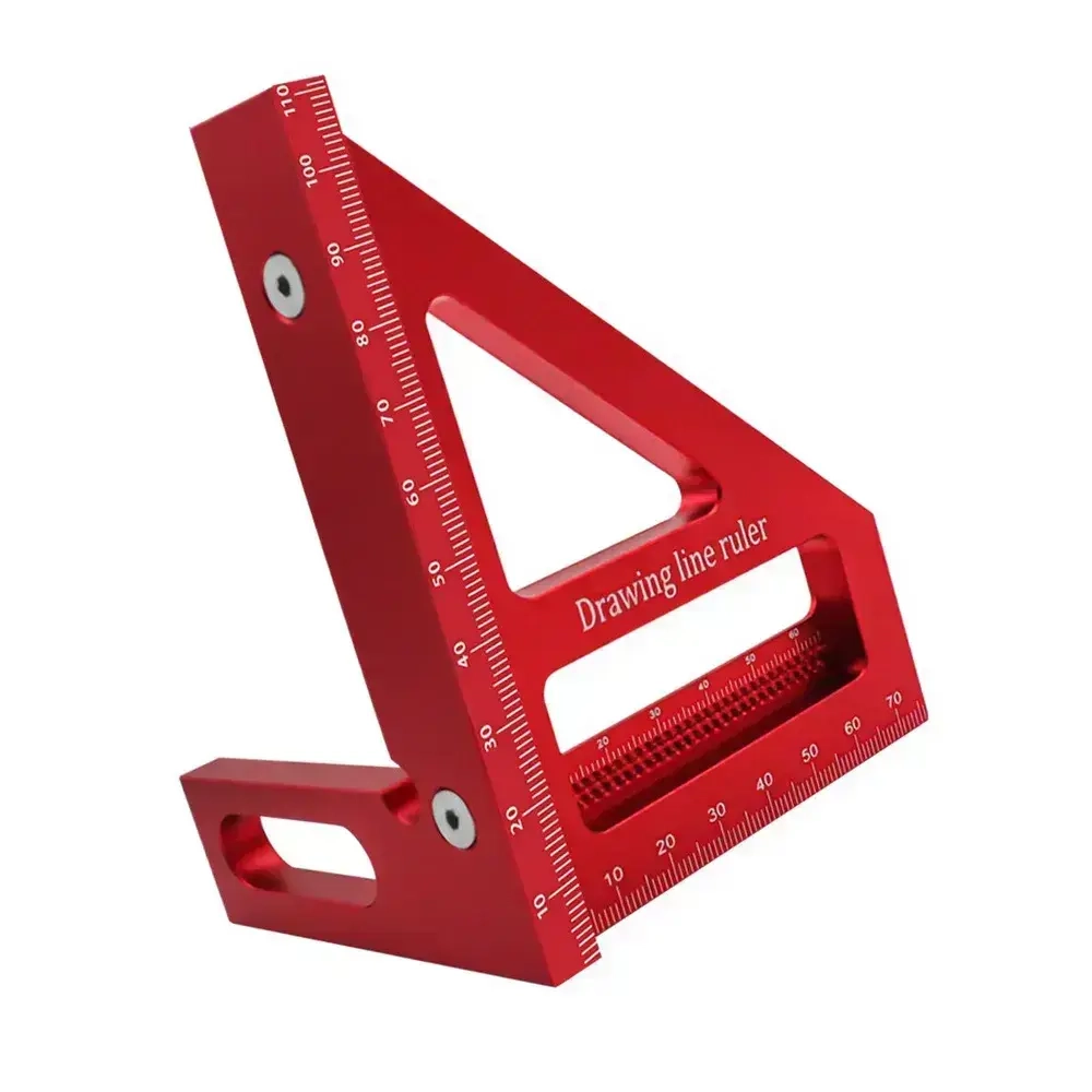 Угольник столярный, треугольник строительный металлический